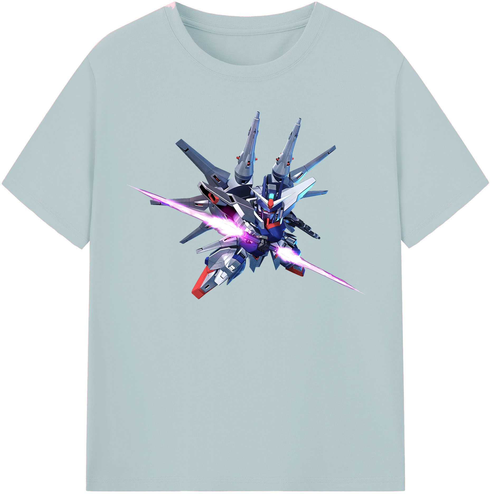 （画像用） 機動戦士ガンダム Mobile Suit Gundam 綿100％半袖Tシャツ（フロントプリント）